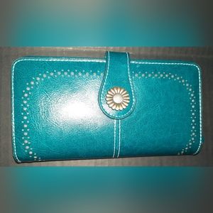 Sendefn teal wallet